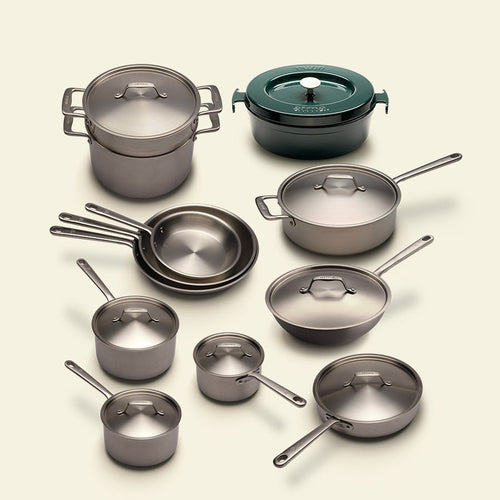 Batterie de cuisine en inox, 21 pièces - Atma Kitchenware