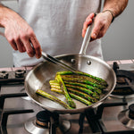 Batterie de cuisine en inox, 15 pièces