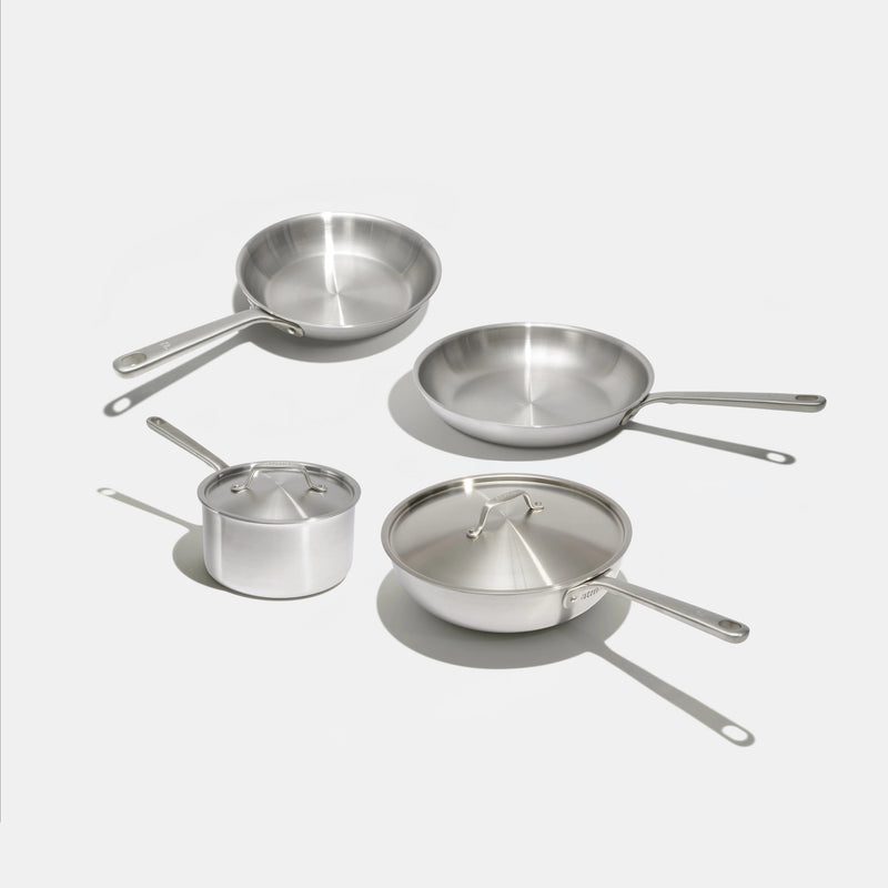 Batterie de cuisine en inox, 7 pièces - Atma Kitchenware