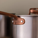 Batterie de cuisine en inox avec manches bronze, 15 pièces - Atma Kitchenware