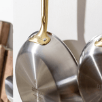 La bonne poêle en inox, manche doré - 28 cm (Édition limitée) - Atma Kitchenware