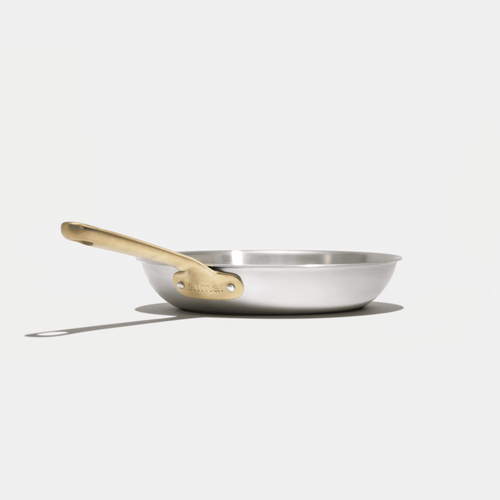 La bonne poêle en inox, manche doré - 30 cm - Atma Kitchenware