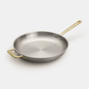 La bonne poêle en inox, manche doré - 32 cm (Édition limitée) - Atma Kitchenware