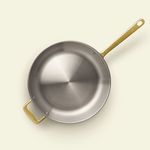 La bonne poêle en inox, manche doré - 32 cm (Édition limitée) - Atma Kitchenware