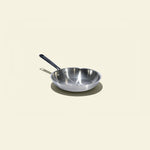 La bonne poêle en inox, manche noir - 20 cm - Atma Kitchenware