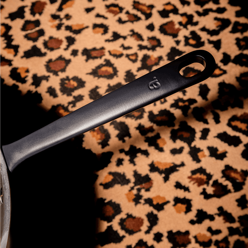 La bonne poêle en inox, manche noir - 28 cm - Atma Kitchenware