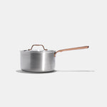 La casserole parfaite en inox, manche bronze - 20 cm - Atma Kitchenware