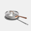 La sauteuse idéale en inox, manche bronze - 24 cm - Atma Kitchenware