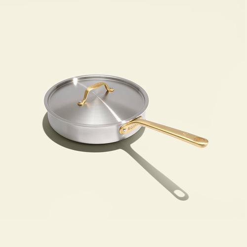 La sauteuse idéale en inox, manche doré - 24 cm (Édition limitée) - Atma Kitchenware