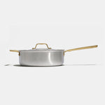 La sauteuse idéale en inox, manche doré - 26 cm (Édition limitée) - Atma Kitchenware
