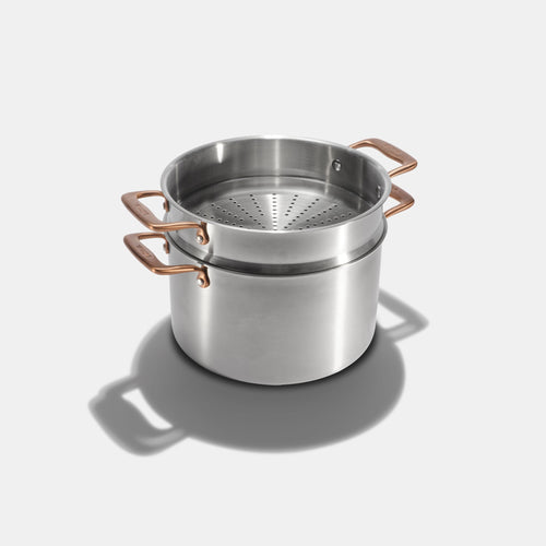 Le grand faitout en inox, poignées bronze - 24 cm - Atma Kitchenware