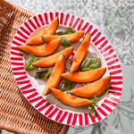 Le plat de présentation, en rouge carmin - Atma Kitchenware