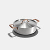 Le rondeau 26cm en inox, poignées bronze - Atma Kitchenware