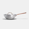 The Wok en inox, manche bronze - 24 cm - Atma Kitchenware