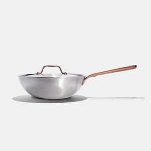 1 wok de 28cm avec couvercle